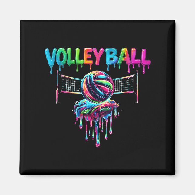 Imã Volleyball Player Drip Ice Cream Drip Volleyball L (Frente)