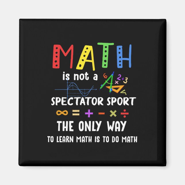 Imã Voltando à Escola Matemática Não É Um Esporte Para (Frente)