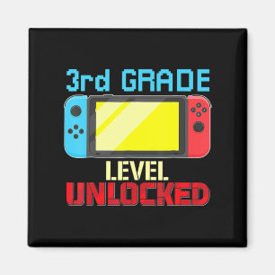 Imã Voltar à escola de vídeo Gamer de nível 3