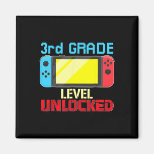 Imã Voltar à escola de vídeo Gamer de nível 3
