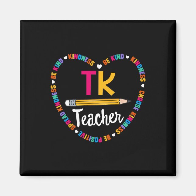 Imã Voltar ao infantário de transição do professor TK  (Frente)