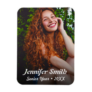 Ímã Voltar ao Retrato Escolar (3"x4") Fotografia