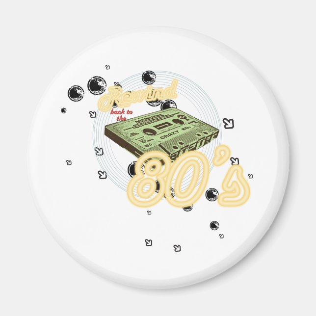 Imã Voltar aos anos 80 (Frente)