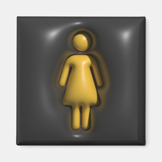 Imã Volume, garota, mulher (Frente)