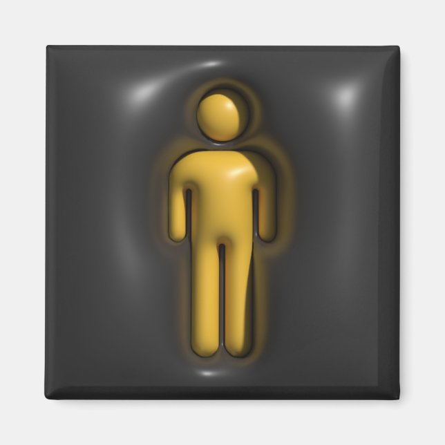 Imã Volume, rapaz, homem (Frente)