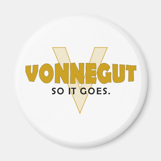 Imã Vonnegut Então Vai. (Frente)