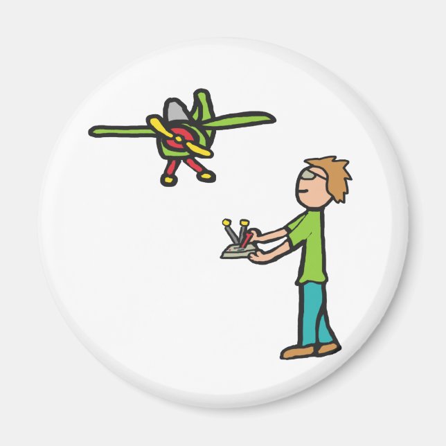 Imã Voo de avião modelo RC (Frente)