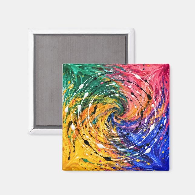 Imã Vórtice Pintado (Front/Back)