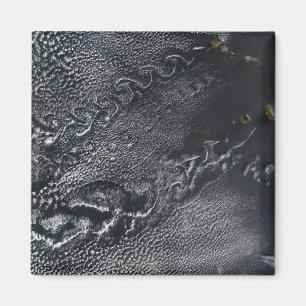 Imã Vortices da nuvem sobre as ilhas de Cabo Verde