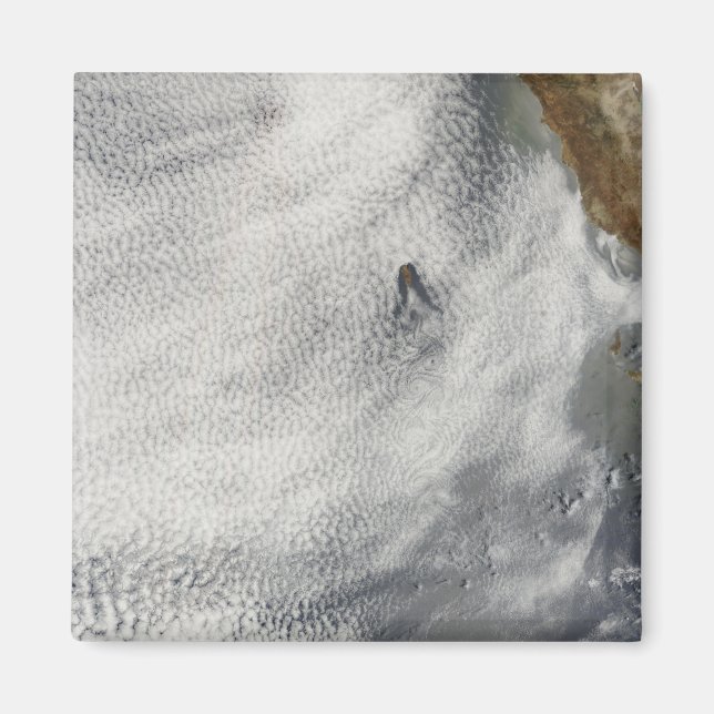 Imã Vórtices em nuvem e glória da Ilha Guadalupe (Frente)