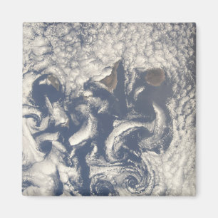 Imã Vórtices em nuvem na zona das Canárias