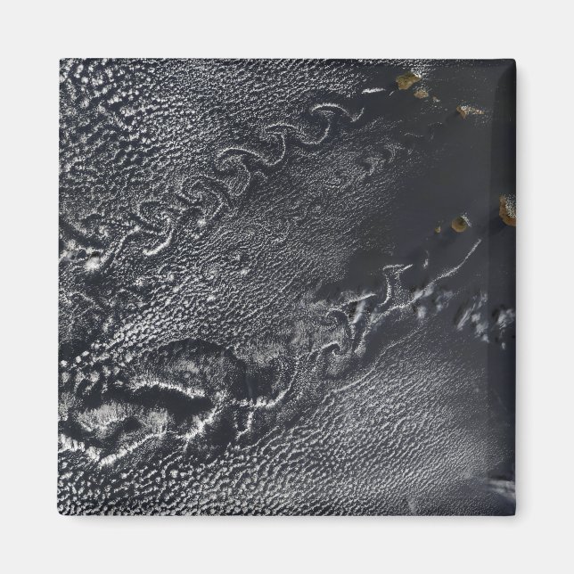 Imã Vórtices em nuvem sobre as ilhas de Cabo Verde (Frente)