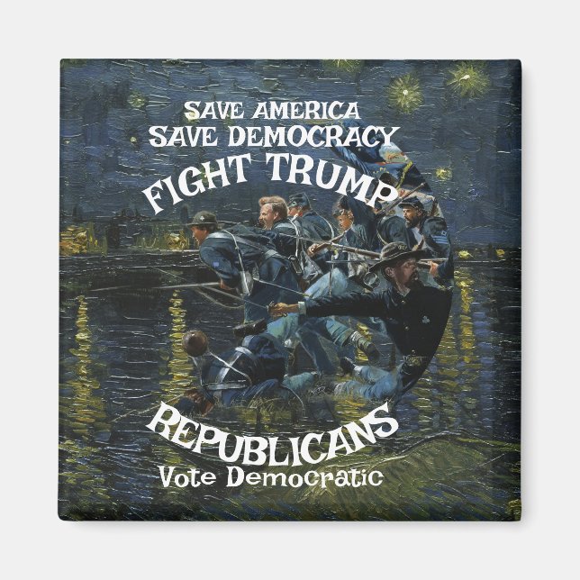 Imã Vot Political Patriotic Trump Republican Party (Frente)