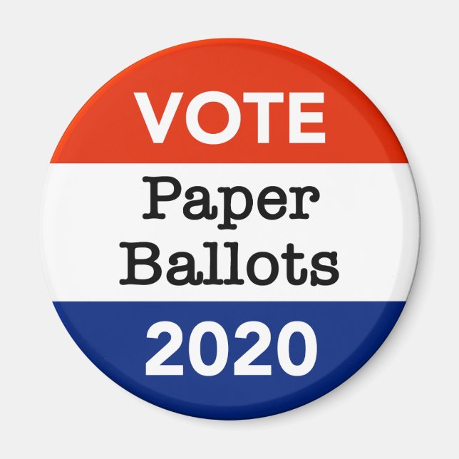 Imã Votação em Boletins 2020 Eleição Presidencial (Frente)