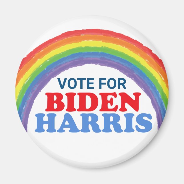 Imã Votação para a eleição do arco-íris Biden Harris (Frente)