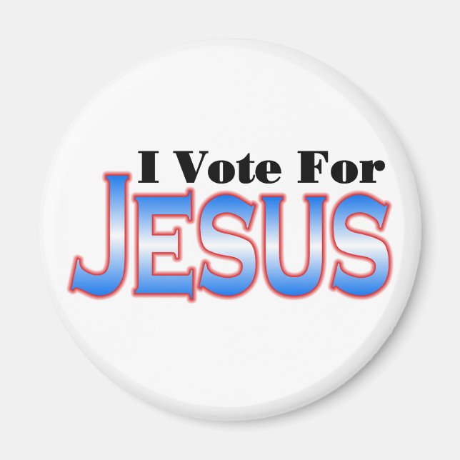 IMÃ VOTAÇÃO PARA JESUS MAGNETS (Frente)