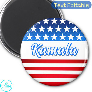 Imã Votação para Kamala Harris EUA Sinalizador Texto P