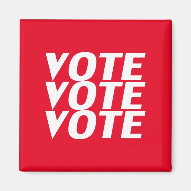 Imã votação - Vermelhos, brancos (Frente)