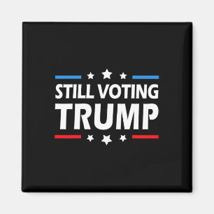 Imã Votando Trump 2024 Homens Patrióticos da Bandeira