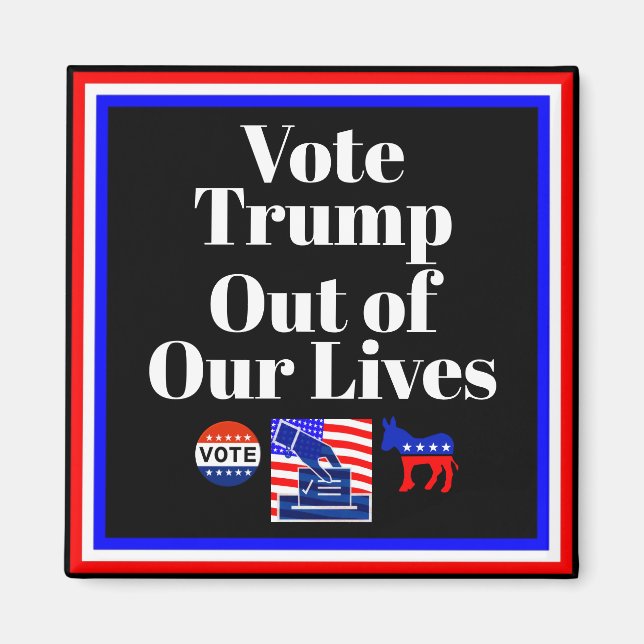 Imã Votar a saída do nosso ímã (Frente)