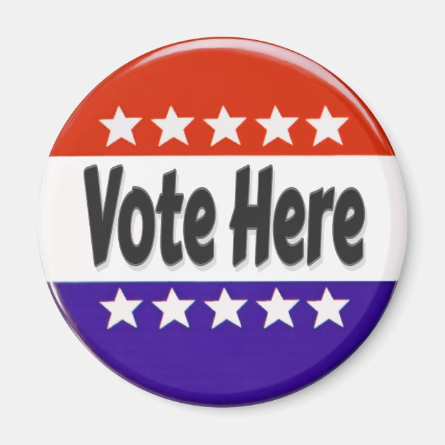 Imã Votar Aqui (Frente)