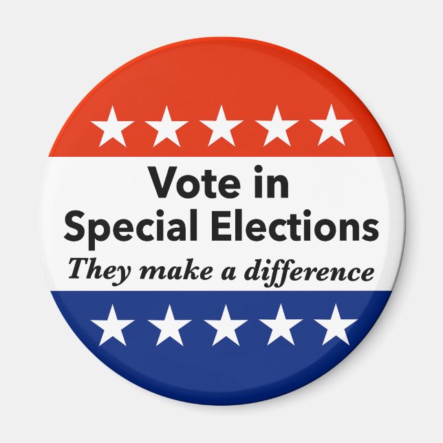 Imã Votar Eleições Especiais (Frente)