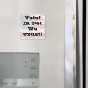 Imã Votar Pet Nós Confiamos