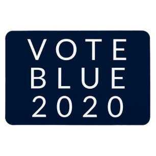 Ímã Vote Blue 2020 Biden Harris EUA Mínimo Simples