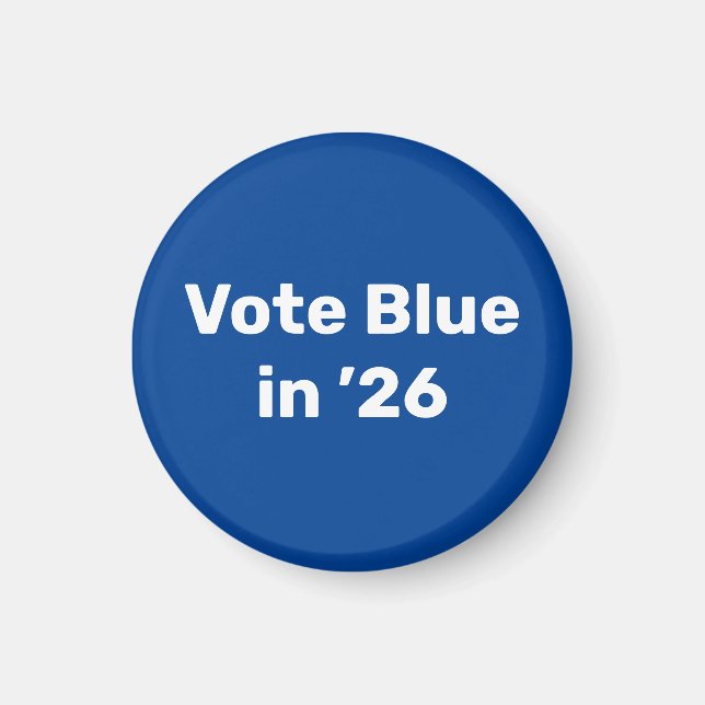 Imã Vote Blue em 2026 (Frente)