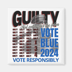 Imã Vote Blue Not for the Felon