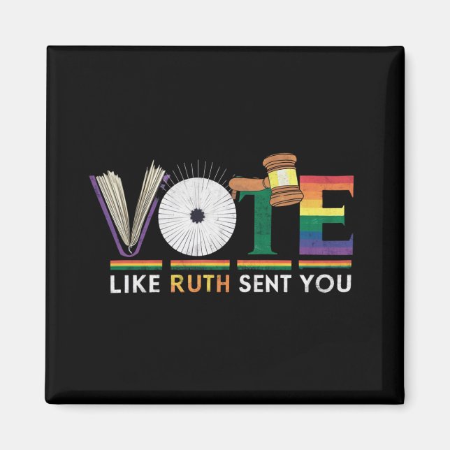 Imã Vote Como Ruth Enviou Você Gavel Feministas Lgbt O (Frente)