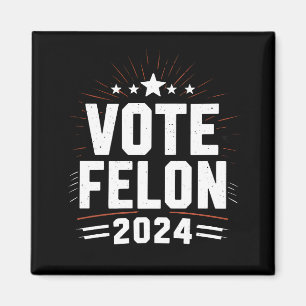 Imã Vote Criminoso Trump 2024 Eleição Divertida Voto 