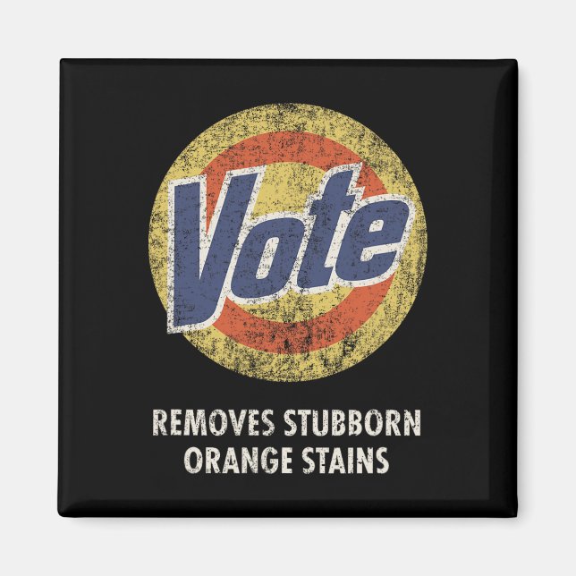 Imã Vote Detergent Funny Vintage (Frente)
