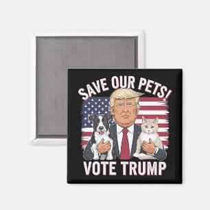 Imã Vote Trump Salve Nossos Animais de Estimação Gatos