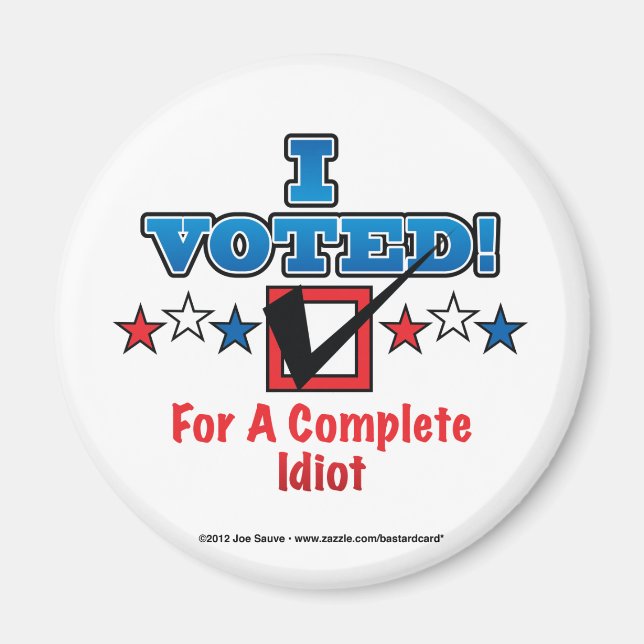 Imã Votei Num Idiota Completo (Frente)
