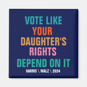 Imã Votem como os direitos de sua filha dependem disso