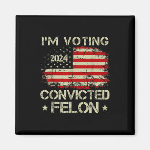 Imã Voto A Favor Do Condenado Felon Funny Pro Trump