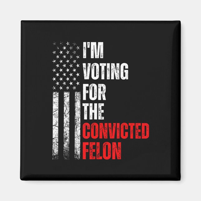 Imã Voto A Favor Do Condenado Felon Trump 2024 Ameri (Frente)