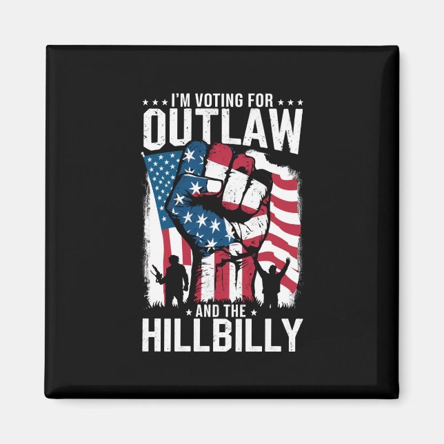 Imã Voto a favor do Outlaw e do Hillbilly 2024 (Frente)