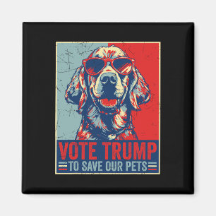 Imã Voto Retro Trump Para Salvar Nossos Animais Trump