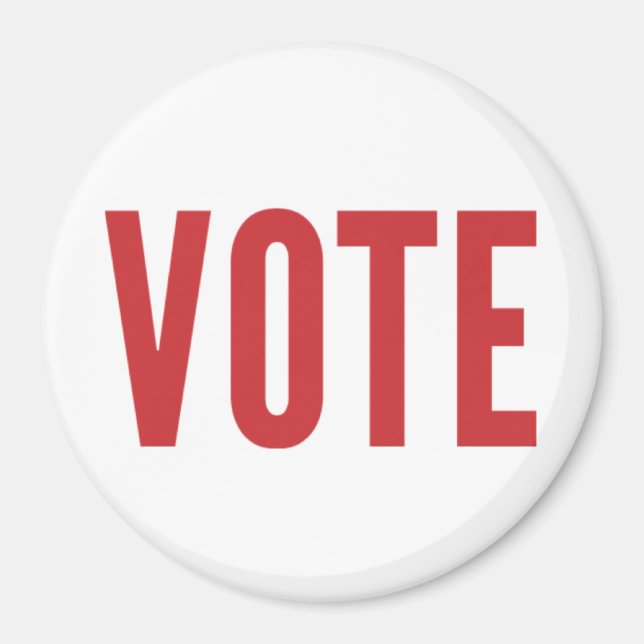 Imã VOTO - Vermelho (Frente)