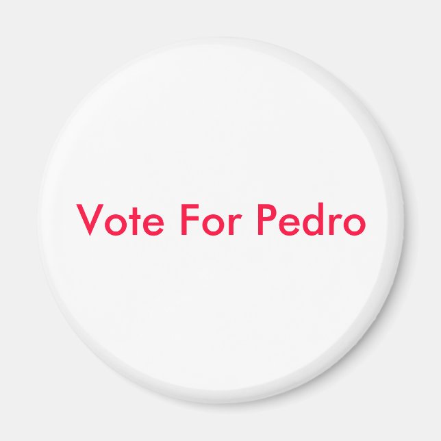 Imã Votos A Favor De Pedro (Frente)