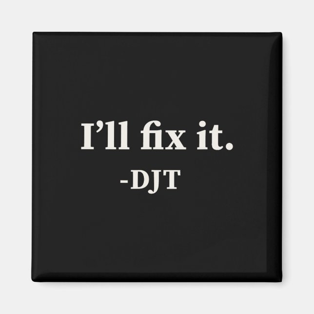 Imã Vou consertar Trump 2024 vitorioso Trump Qu (Frente)