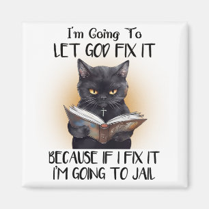 Imã Vou deixar Deus consertá-lo sarcasmo, Engraçado.