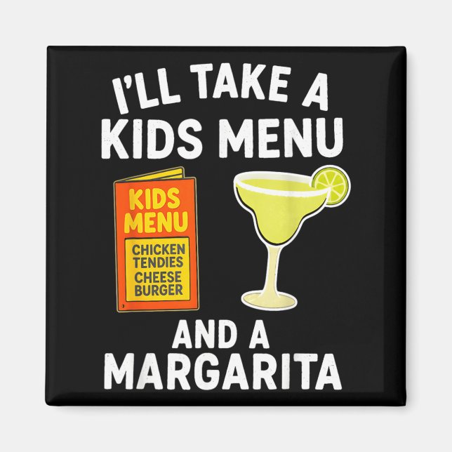 Imã Vou Pegar Um Menu Infantil E Uma Margarida Mãe Div (Frente)