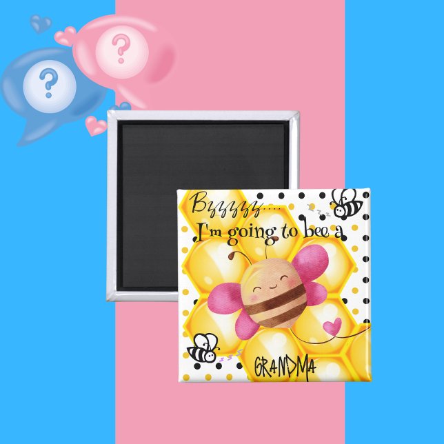 Imã Vou Ser uma Avó Ímã Personalizado (Criador carregado)