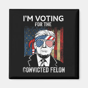 Imã Vou Votar pelo condenado Felon Engraçado Trump
