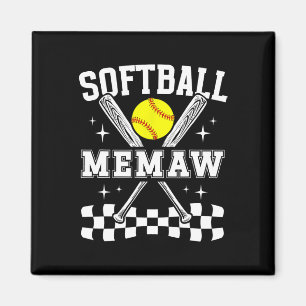 Imã Vovó de Softbol de um Jogador de Softbol Vovó