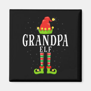 Imã Vovô elfo natal pijama xmas combinando
