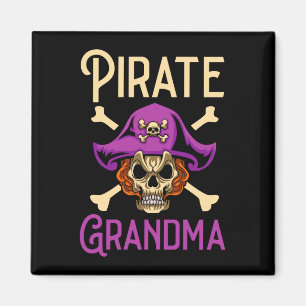 Imã Vovó pirata masculina avó pirata